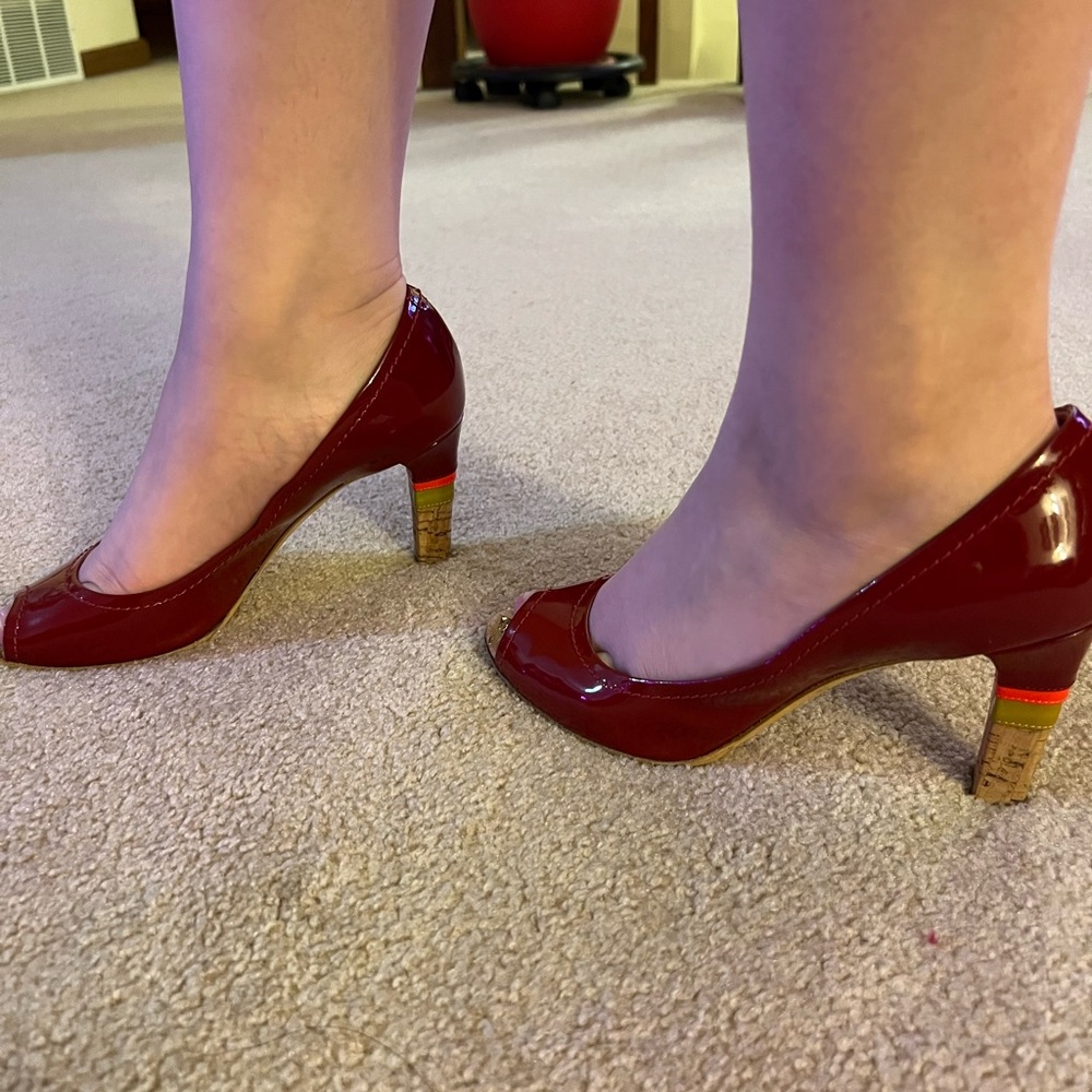 Celine Pumps Patent Leather in Red color - Picture 12 of 16